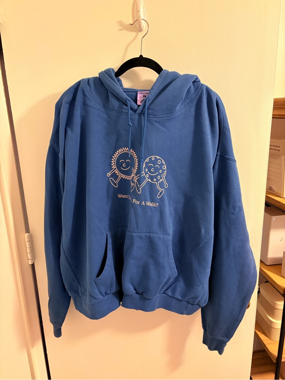 Lonely Ghost “Want to Go for a Walk” Hoodie